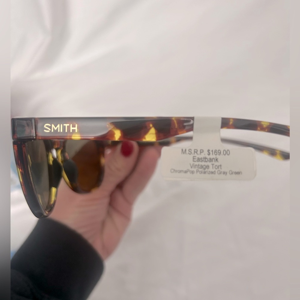 Brand New Smith optics “EastBank” Vintage Tortois ChromaPop polarized sunglasses - Picture 6 of 9